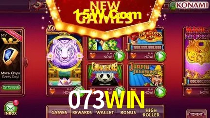 Sessão de jogo em andamento no aplicativo 073WIN para Android