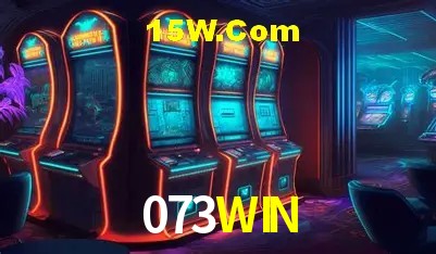 Tela de boas-vindas e lobby de jogos do aplicativo 073WIN